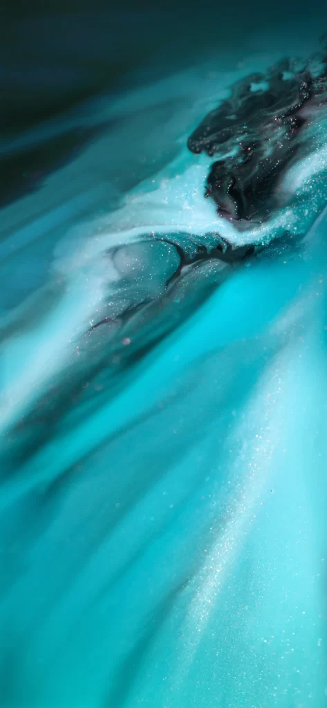 Cyan Soft Flow Abstract Background