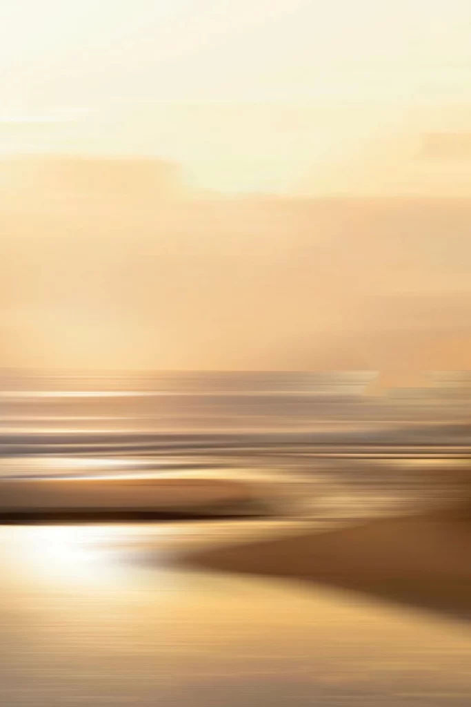 Orange Flow Blur Abstract Background