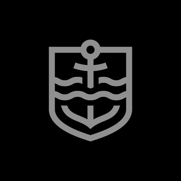 Anchor Shield Logo Symbol