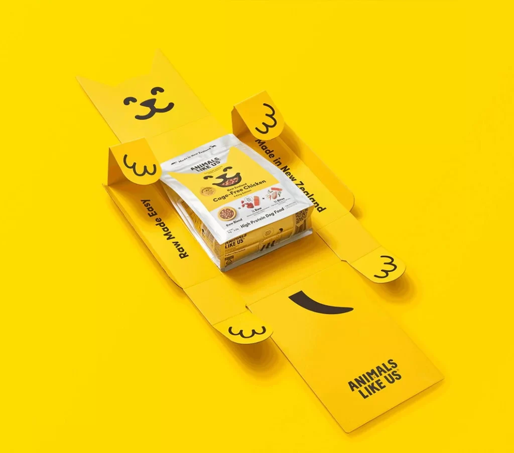 Animals Like Us Cage Free Chicken Box Packaging