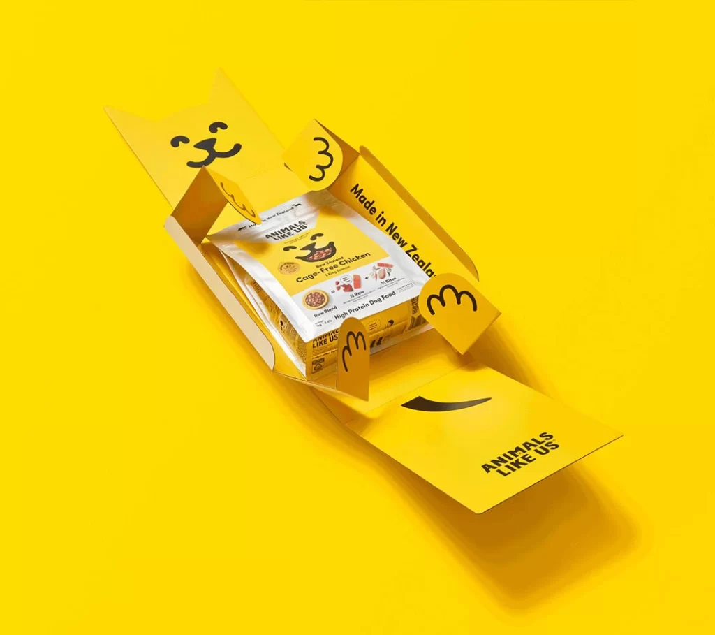 Animals Like Us Cage Free Chicken Pouch Packaging
