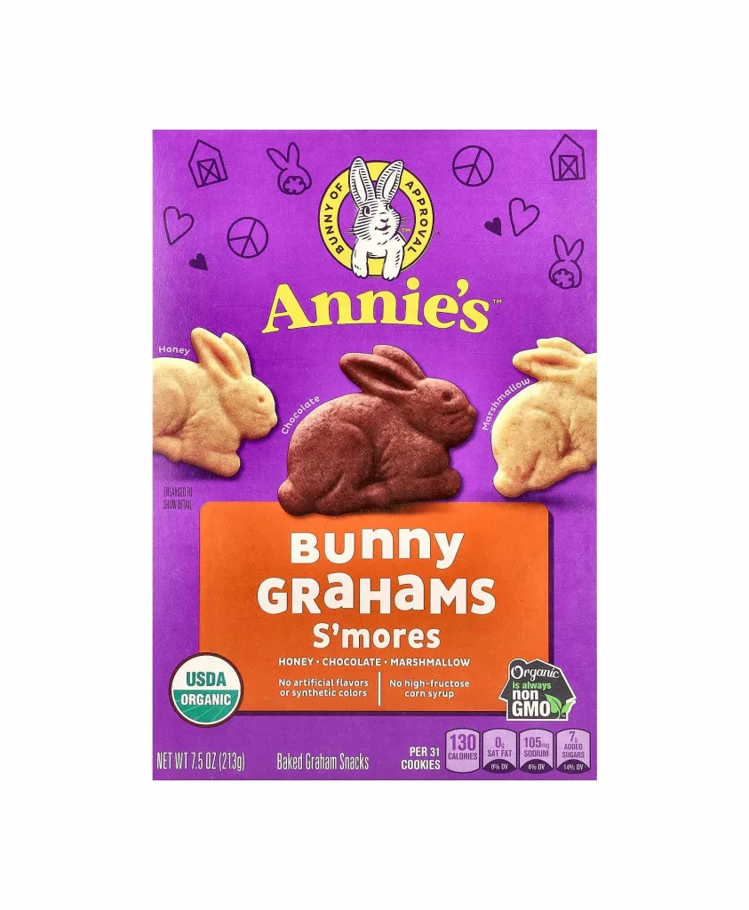 Annie’s Homegrown Bunny Grahams S’mores Packaging