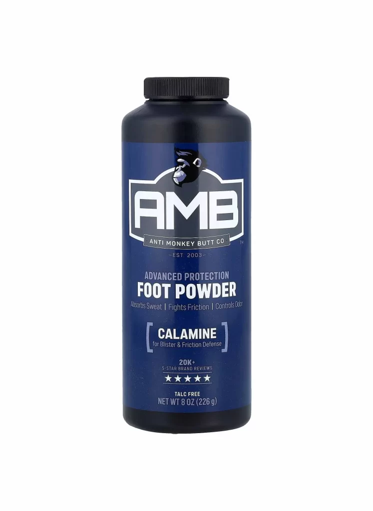 Anti Monkey Butt Advanced Protection Foot Powder Packaging