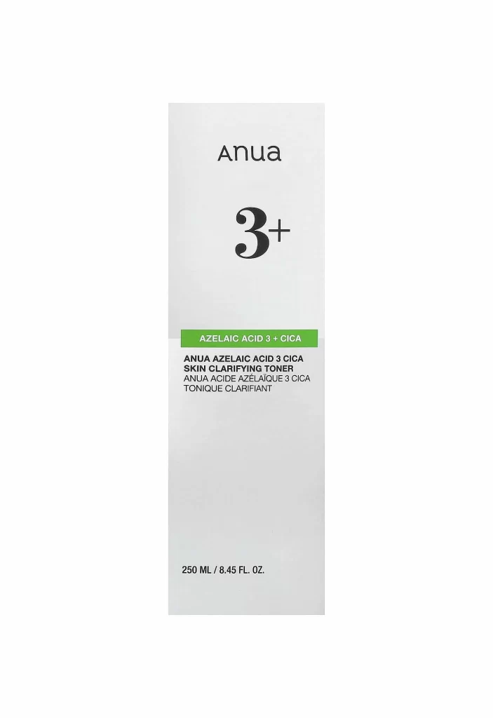 Anua Azelaic Acid 3 Cica Skin Clarifying Toner Packaging