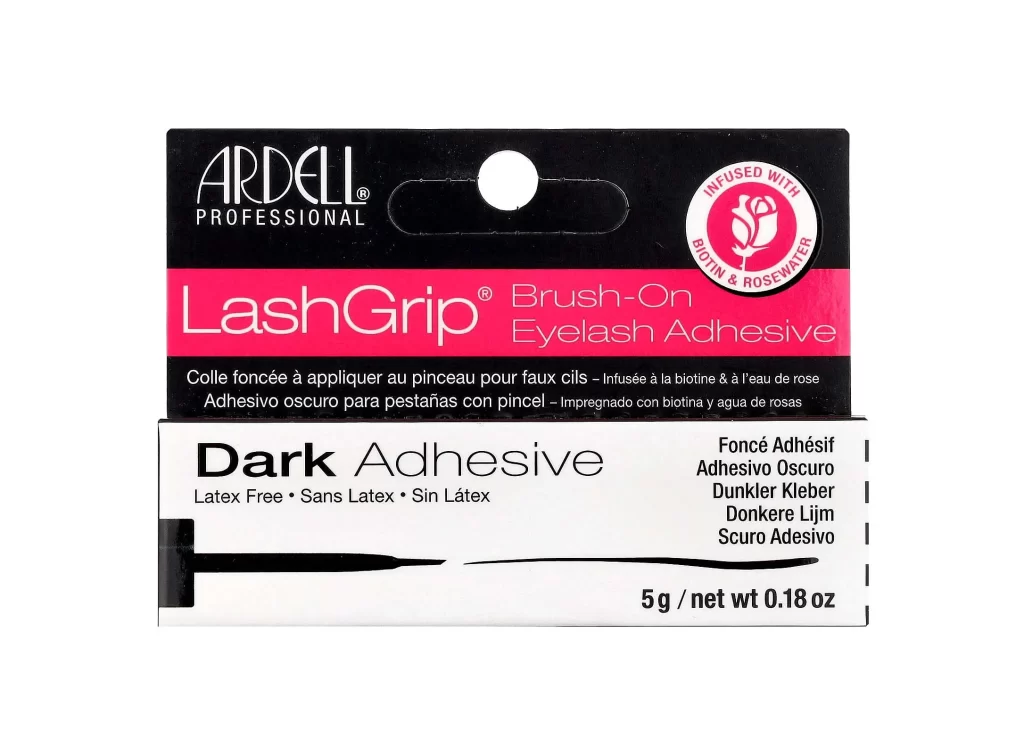 Ardell Lash Grip Brush-On Eyelash Adhesive Dark Packaging