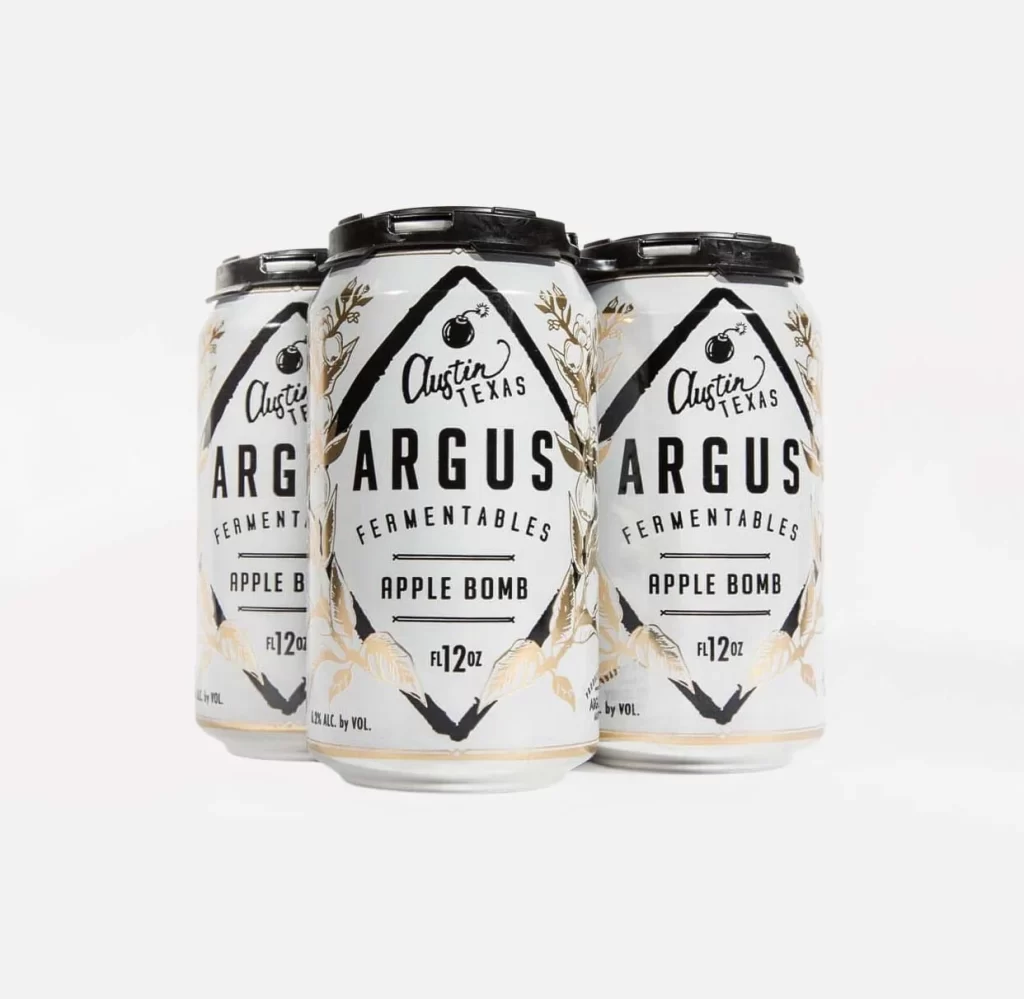 Argus Apple Bomb Beer Cans Packaging
