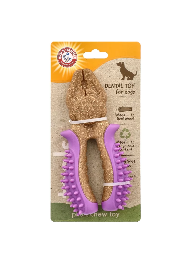 Arm and Hammer Dental Toy For Dogs Pliers Packaging
