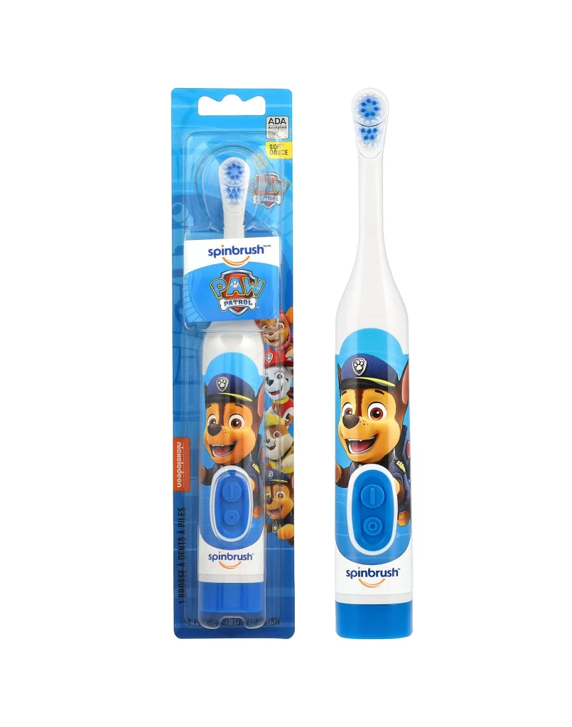 Arm and Hammer Spinbrush Paw Patrol Kids Toothbrush Packaging