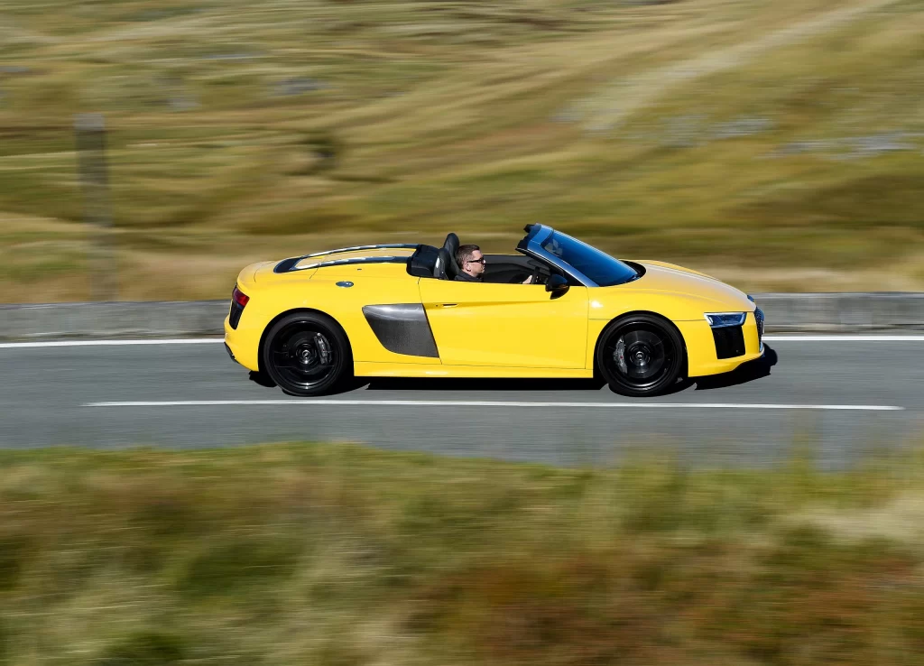 Audi Convertible Yellow Motion View