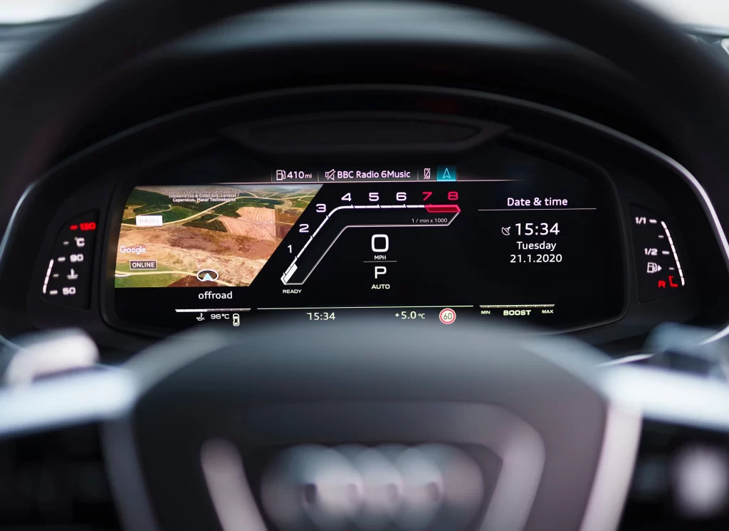 Audi Q7 Navigation Display View