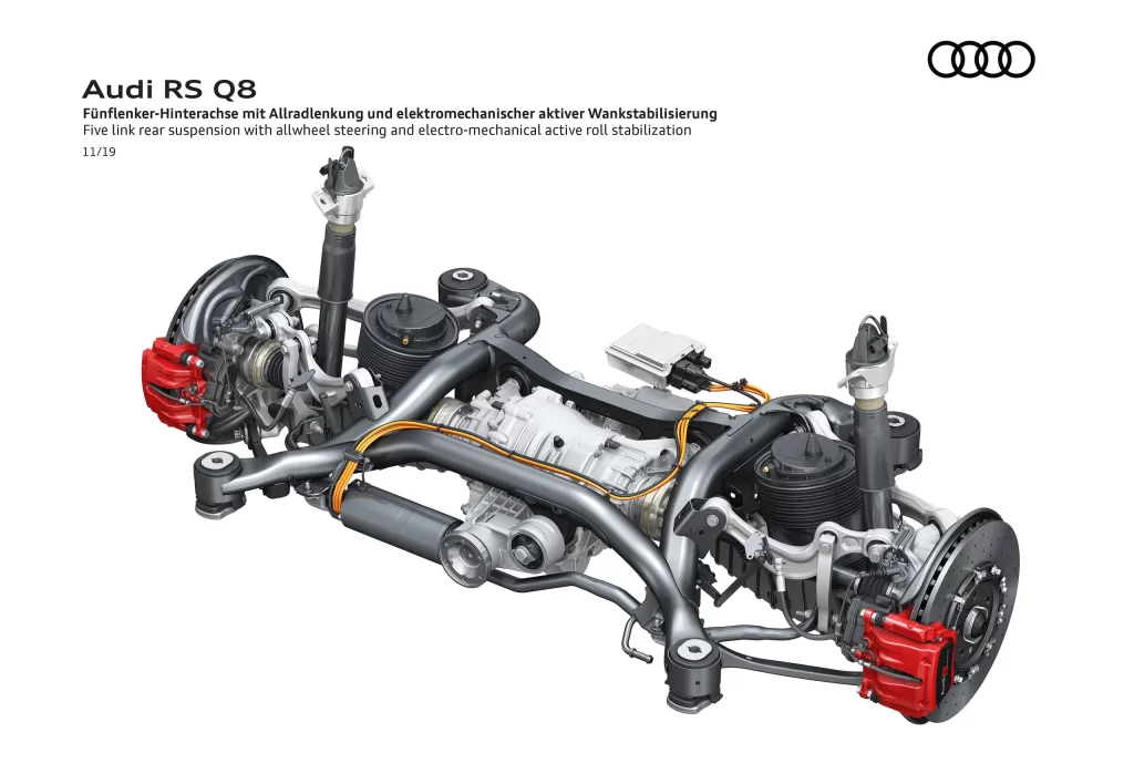 Audi RS Q8 Engine Cutaway Technology View