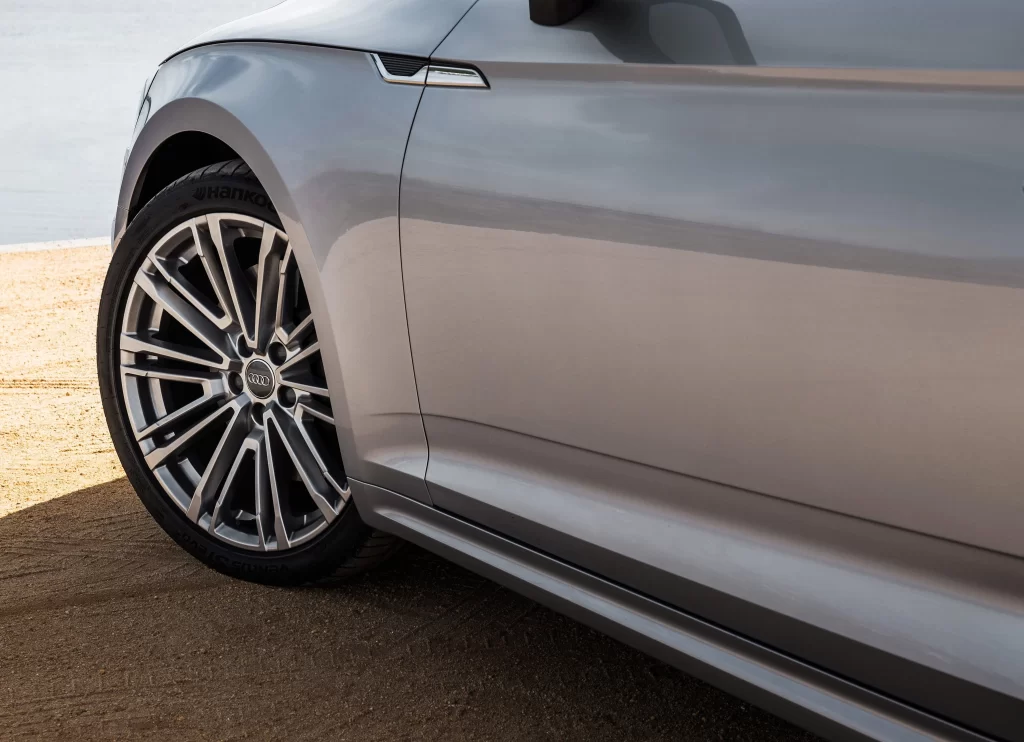 Audi Side View Silver Car Photography