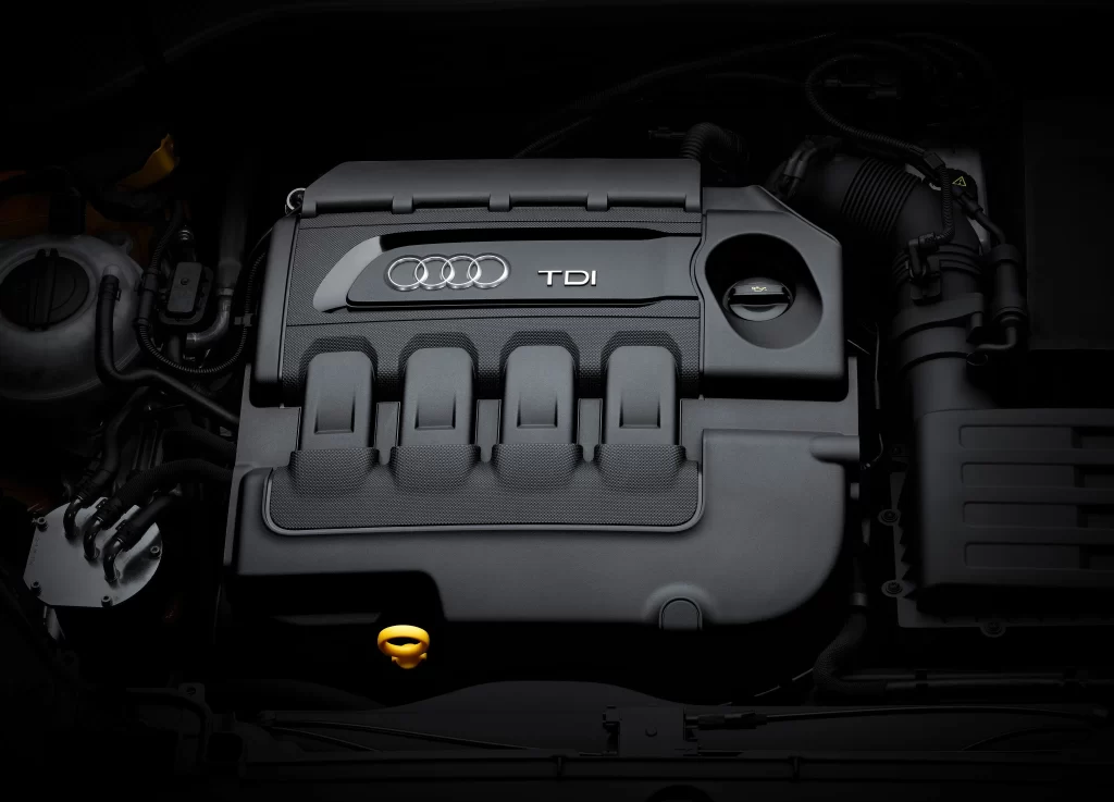 Audi TDI Engine Bay View