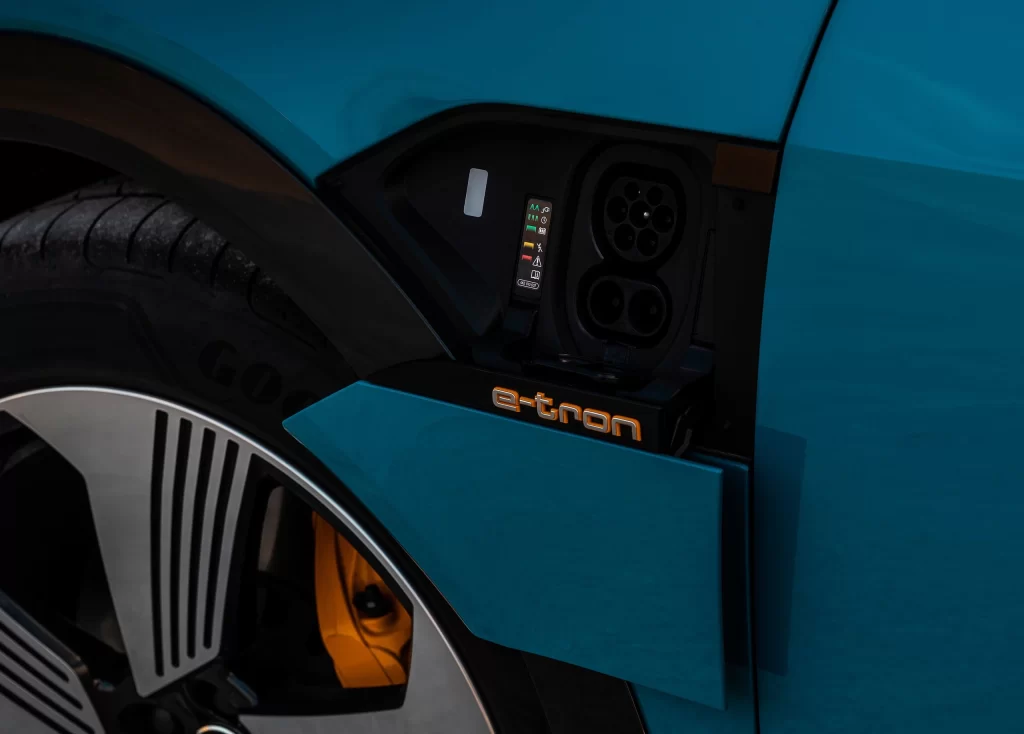 Audi e-tron Electric SUV Side View