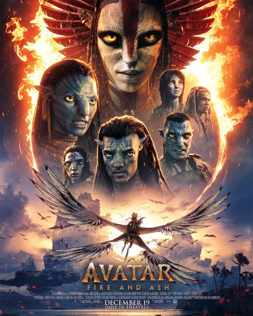 Avatar Fire and Ash Poster Fiery Landscape Escape