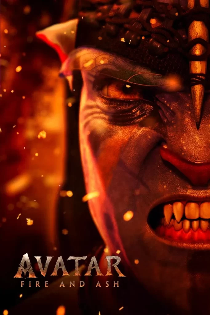 Avatar Fire and Ash Poster Intense Expression