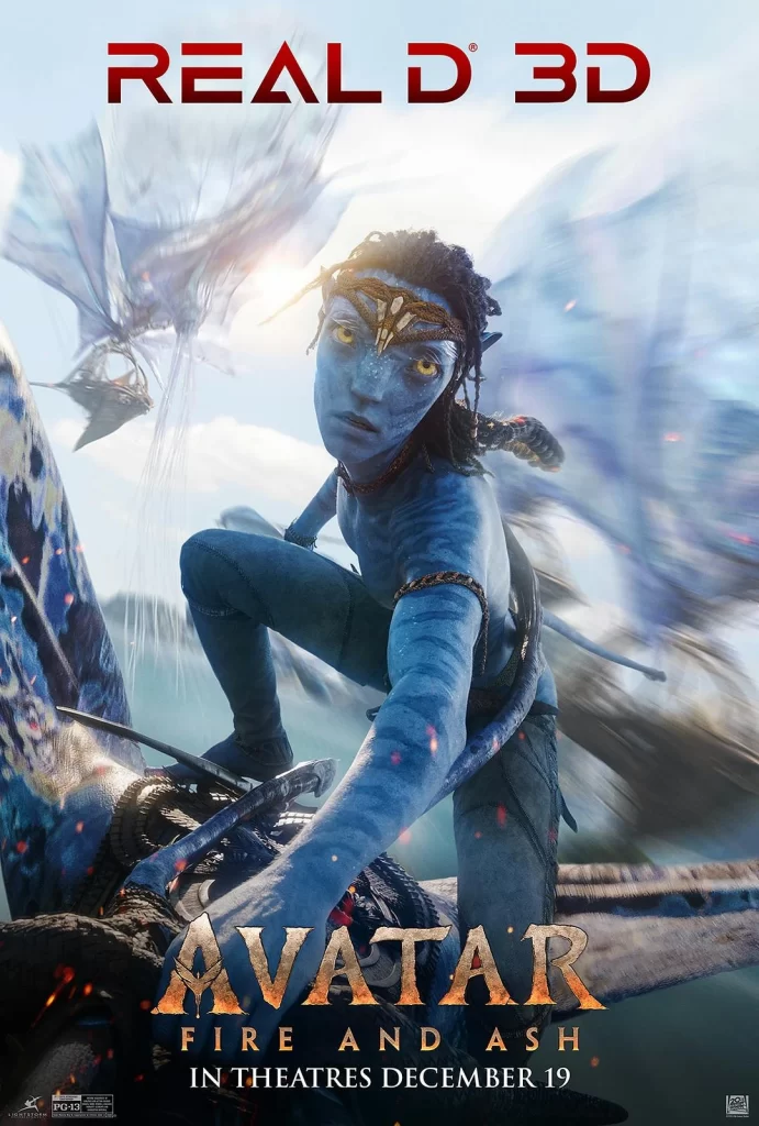 Avatar Fire and Ash Poster RealD 3D