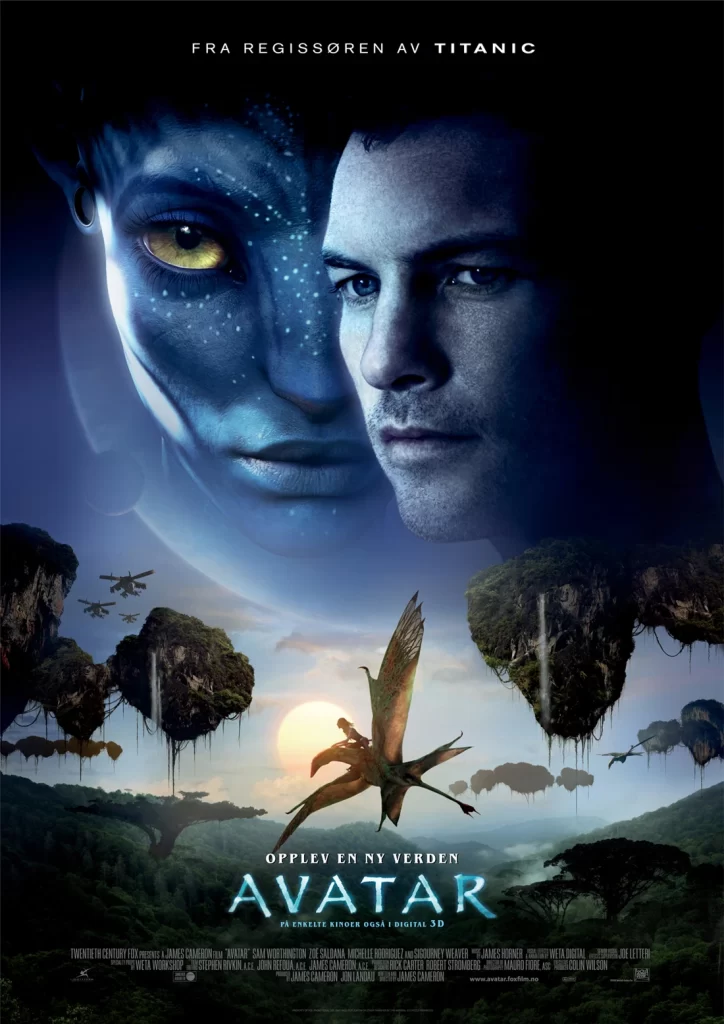 Avatar Movie Poster Alien World Floating