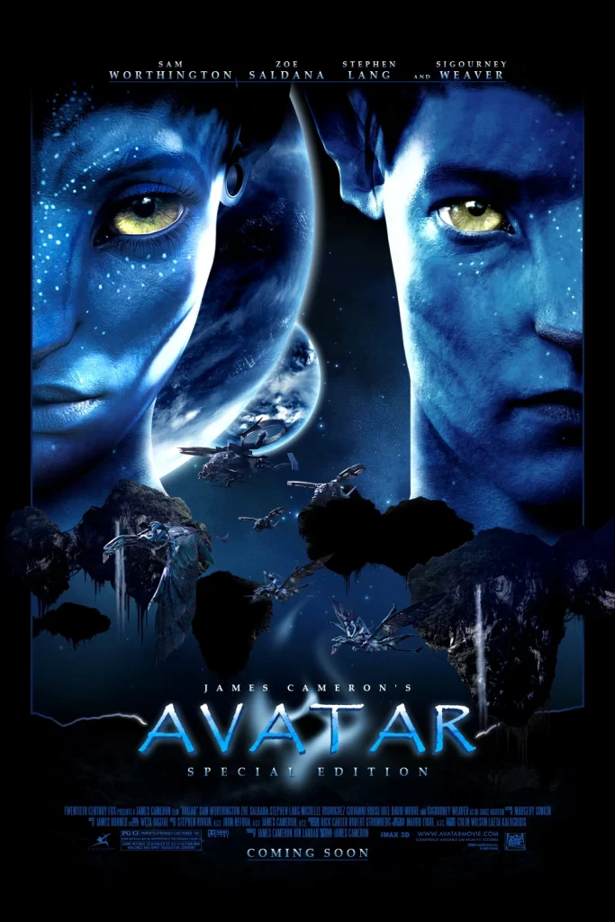 Avatar Movie Poster Duo Faces
