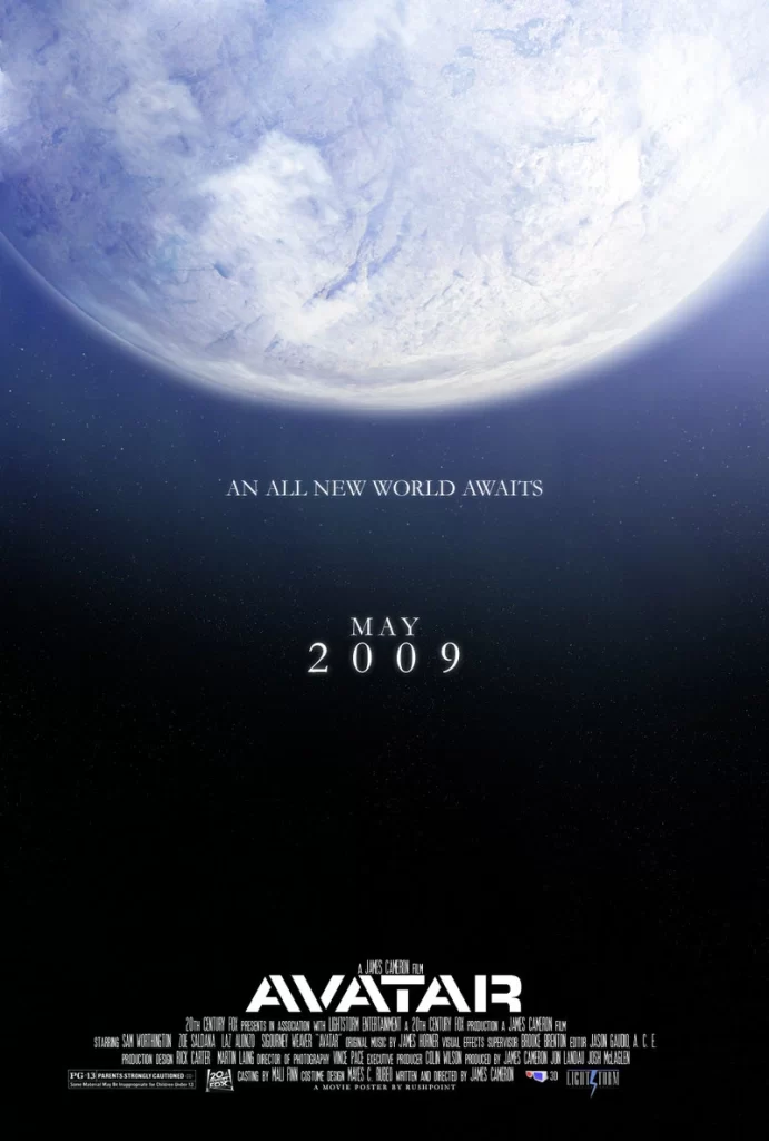 Avatar Movie Poster Earth From Space