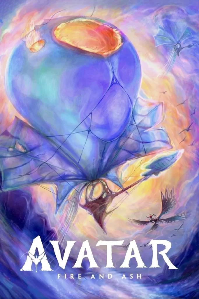 Avatar Movie Poster Giant Creature Wings