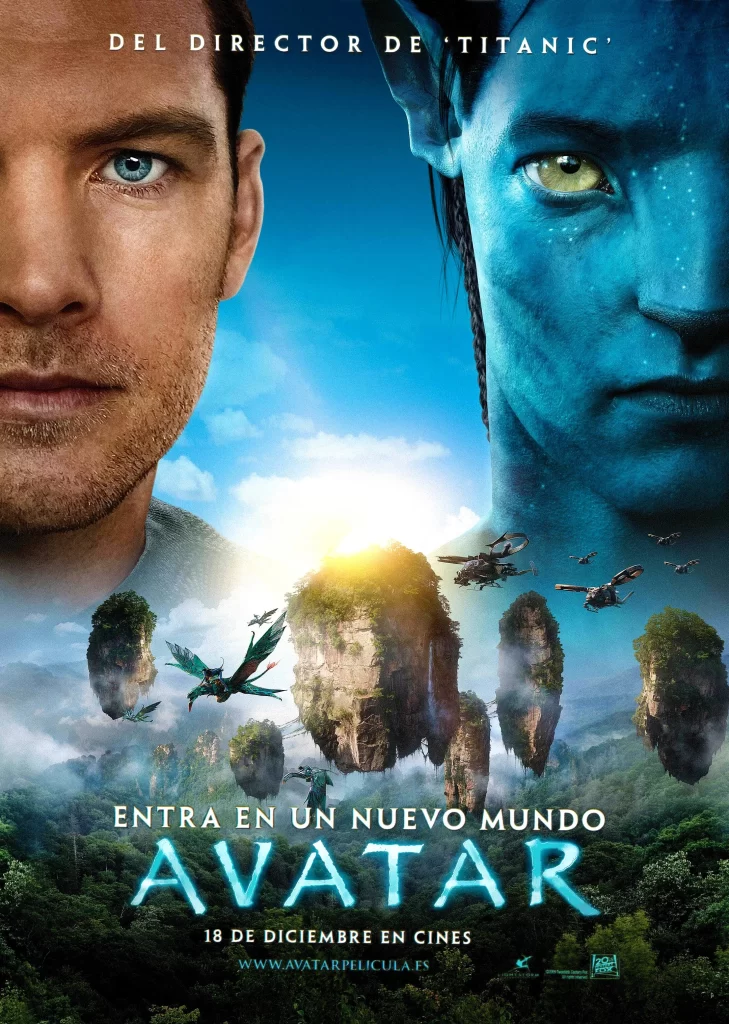 Avatar Movie Poster Human Avatar Floating