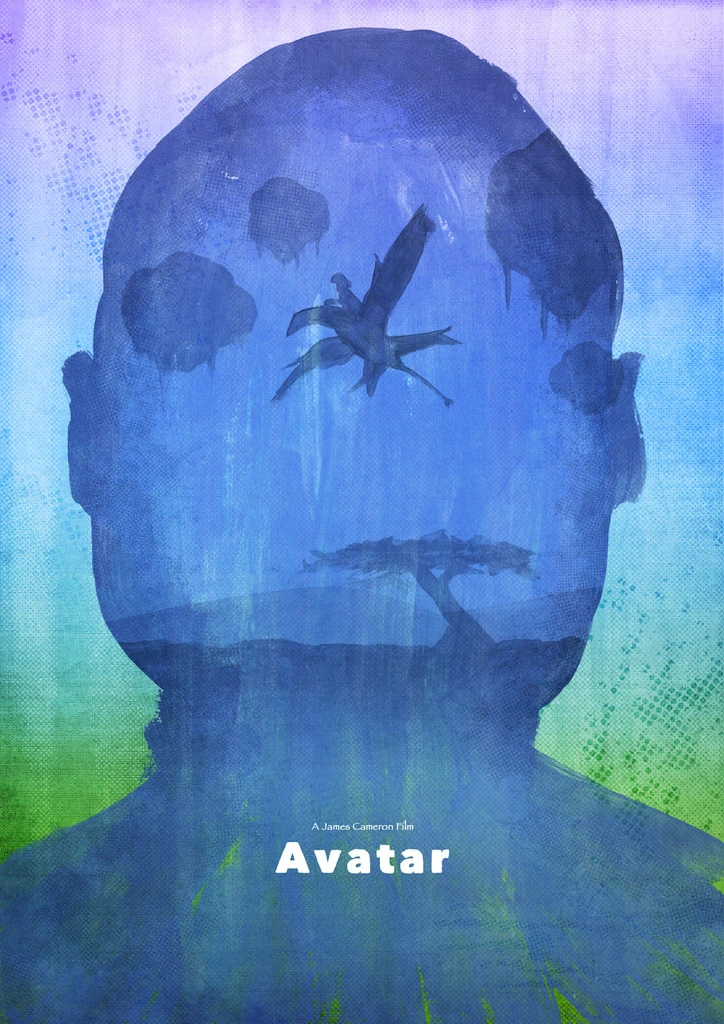 Avatar Movie Poster Human Silhouette Nature