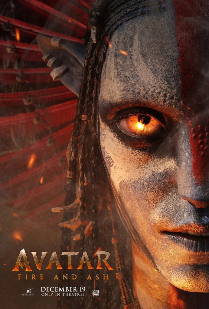 Avatar Movie Poster Warm Face Closeup