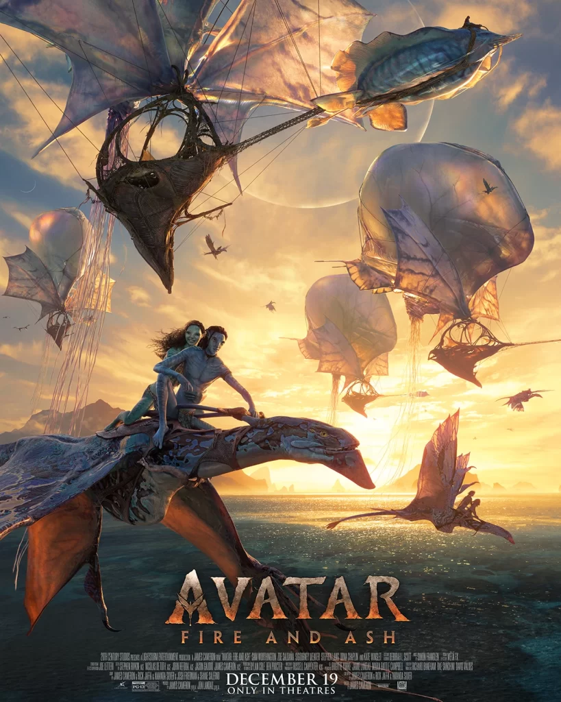 Avatar The Way of Water Poster Creature Flying Ships