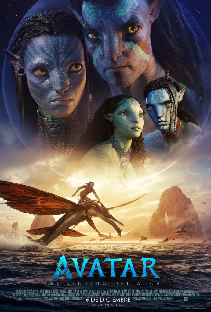 Avatar The Way of Water Poster Flying Creature
