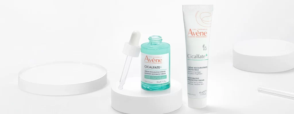 Avene Cicalfate Restorative Serum and Cream Duo Packaging