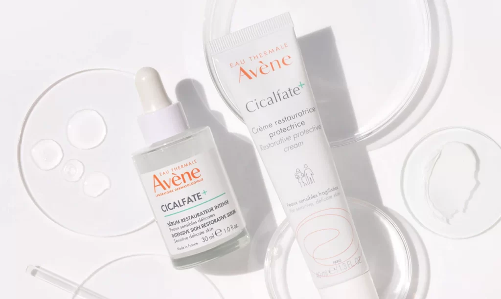 Avene Cicalfate Repair Serum and Cream Set Packaging