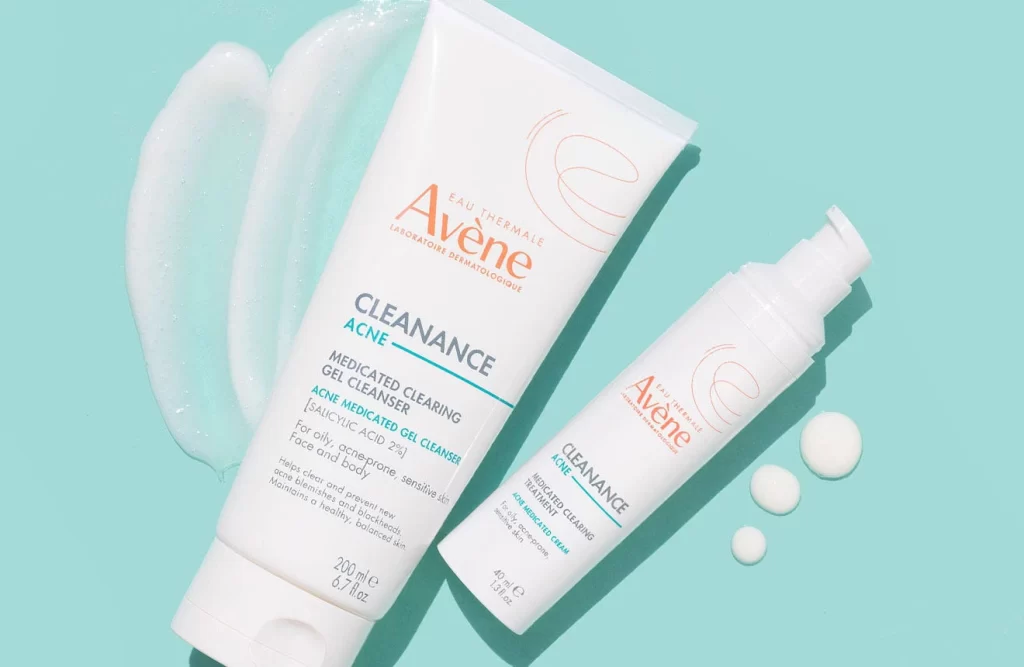 Avene Cleanance Acne Gel Cleanser Set Packaging