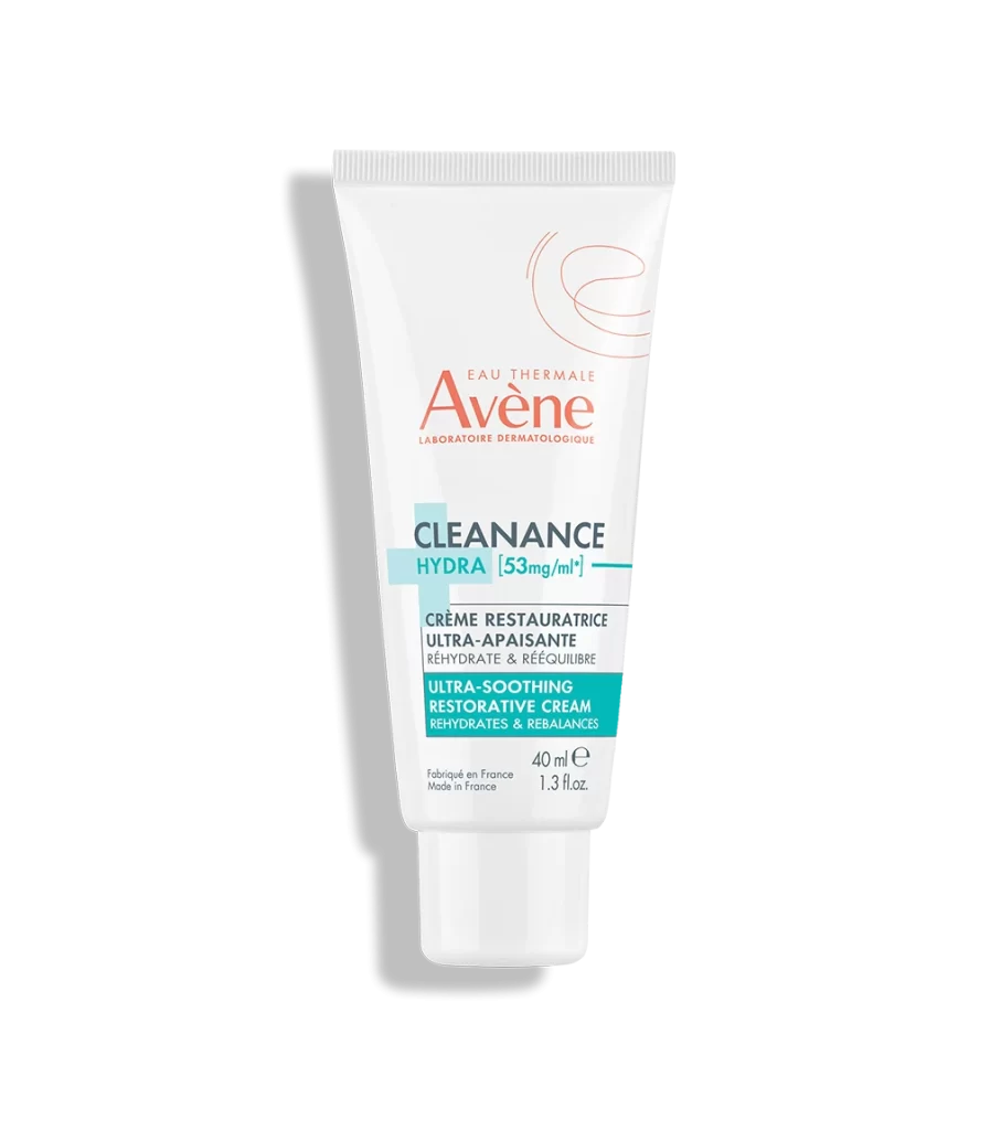 Avene Cleanance Hydra Soothing Restorative Cream Packaging