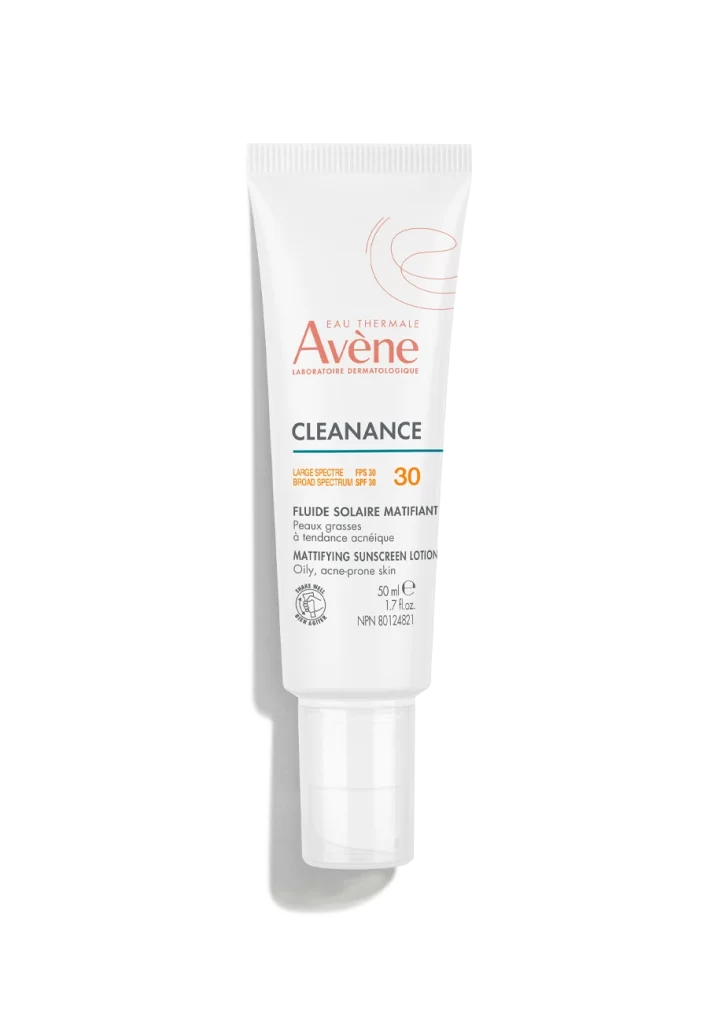 Avene Cleanance Mattifying Sunscreen Packaging