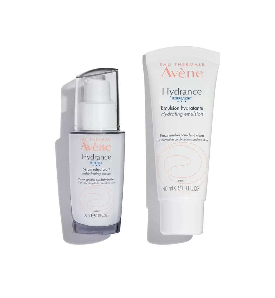 Avene Hydrance Serum and Light Cream Duo Packaging