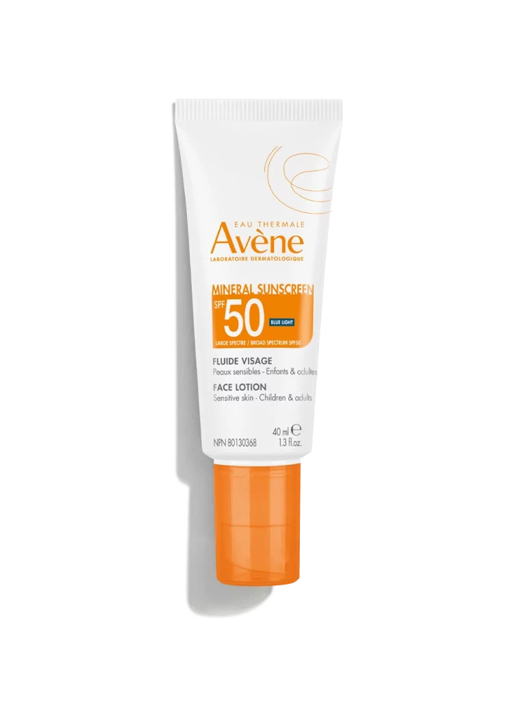 Avene Mineral Sunscreen Face Lotion 40ml Packaging