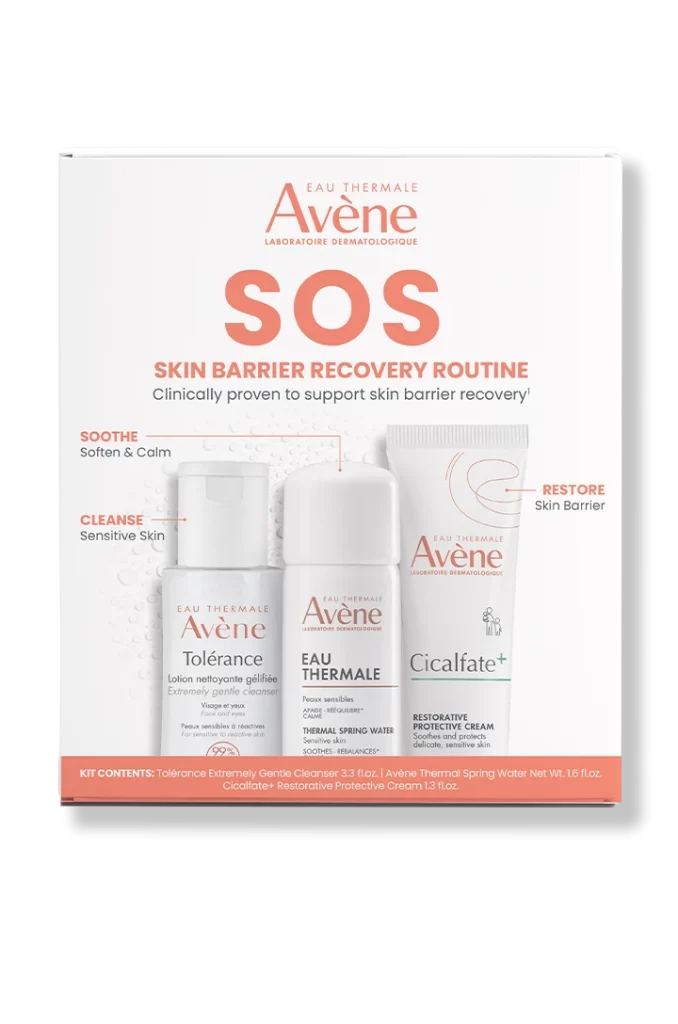 Avene SOS Skin Barrier Recovery Routine Packaging