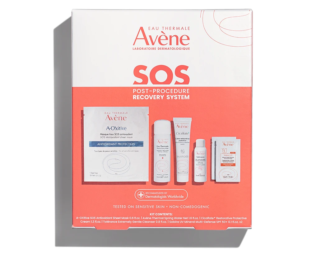 Avene SOS Post Procedure Recovery Kit Packaging