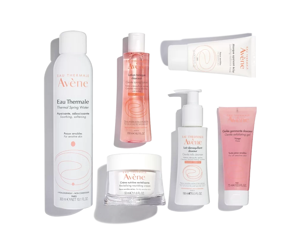Avene Sensitive Skin Essentials Range Packaging