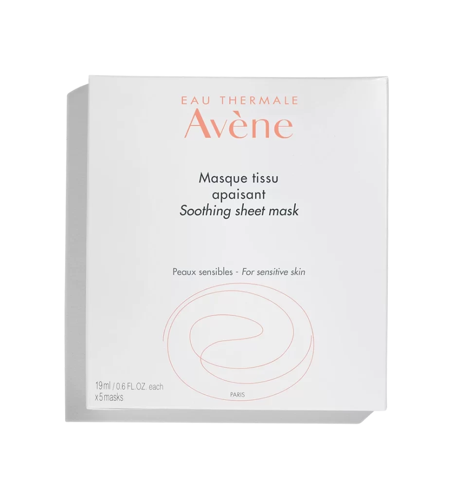 Avene Soothing Sheet Mask Carton Packaging