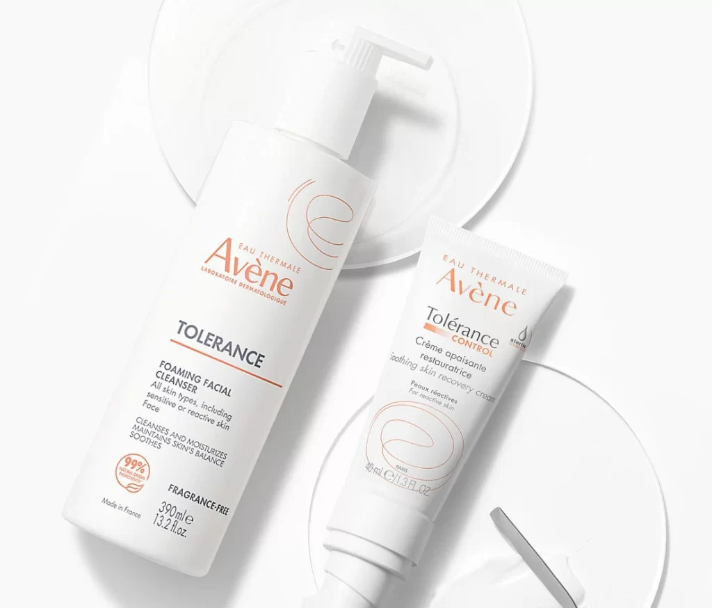 Avene Tolerance Cleanser and Cream Duo Packaging