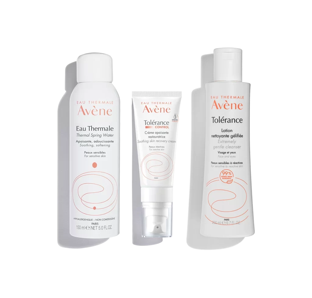 Avene Tolerance Control Skin Care Routine Set Packaging