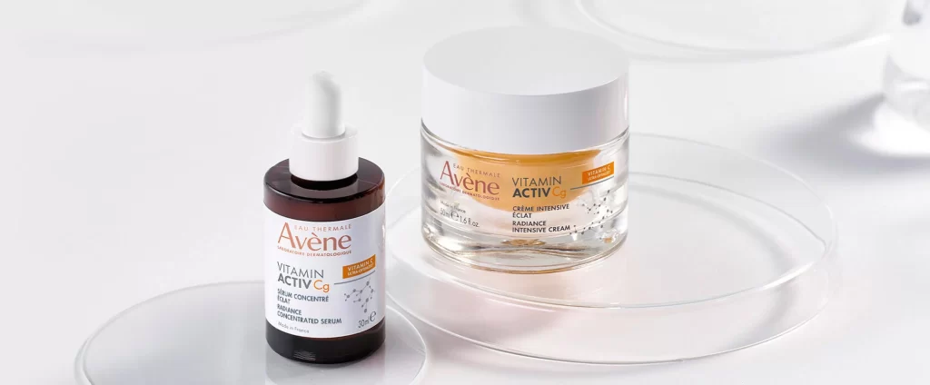 Avene Vitamin Cg Serum and Cream Duo Packaging