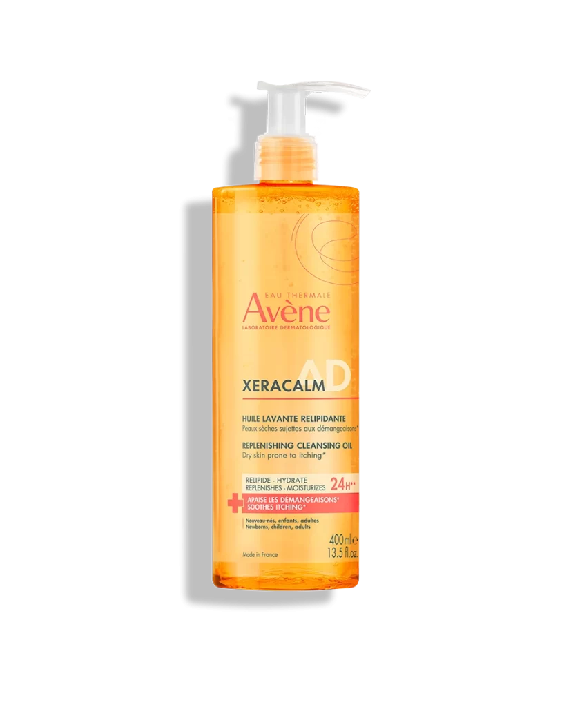Avene XeraCalm AD Replenishing Cleansing Oil Packaging