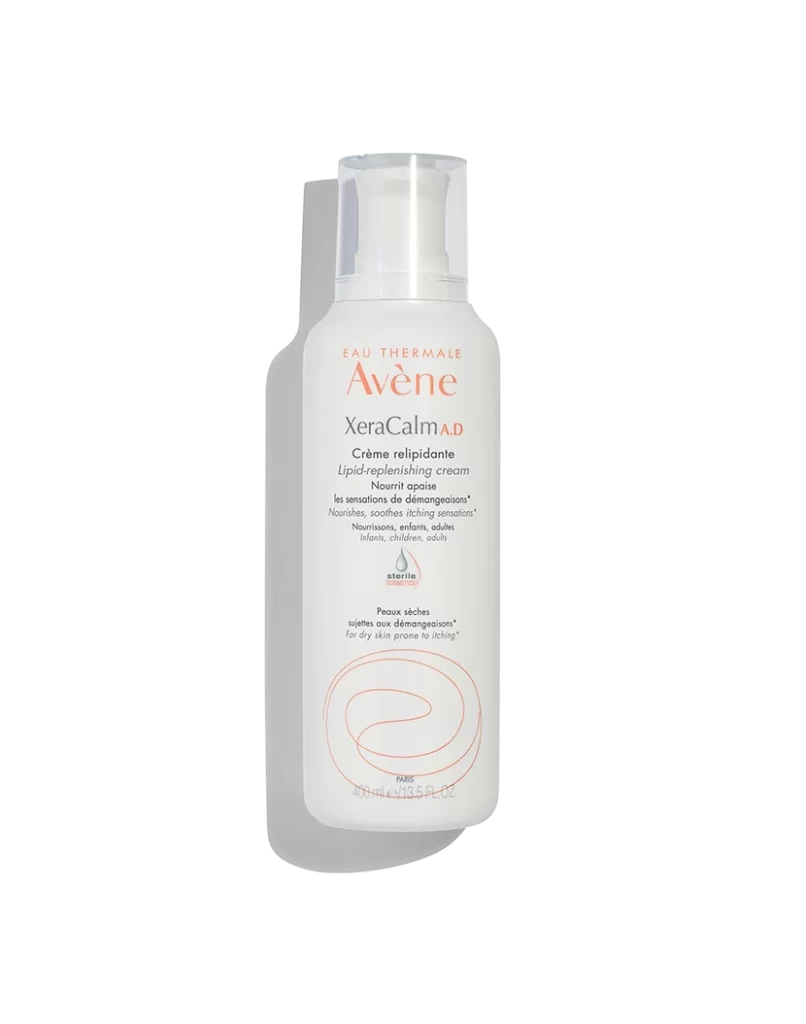 Avene XeraCalm AD Lipid Replenishing Cream Pump Packaging