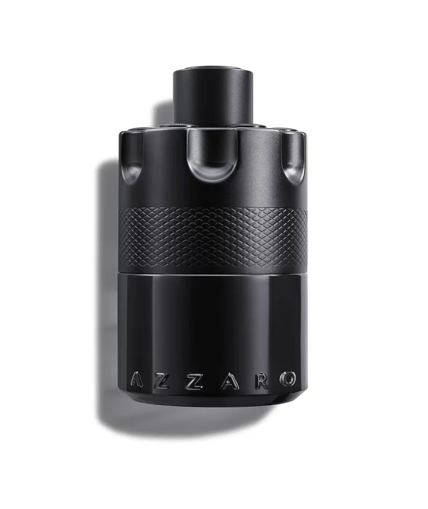 Azzaro The Most Wanted Perfume Bottle Angled Packaging