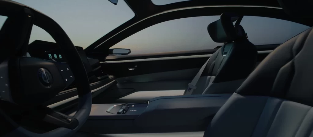 BMW Alpina Black Interior View