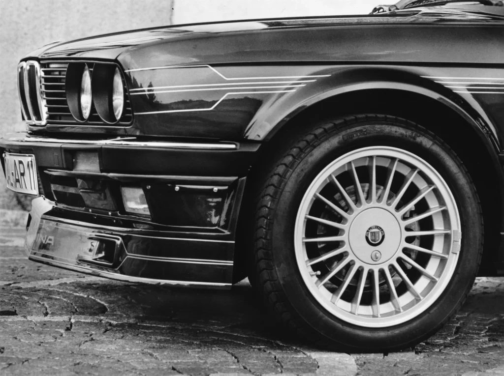 BMW Alpina Black Track Side Dynamic View