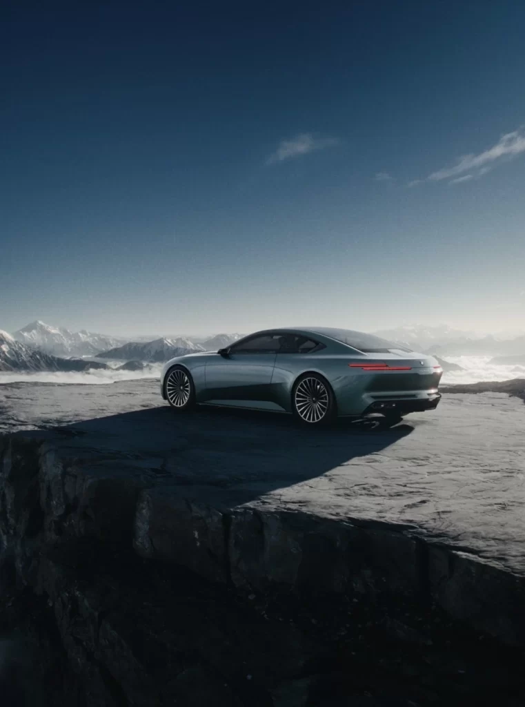 BMW Alpina Grey Side View